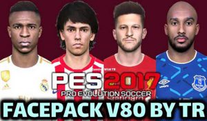 فیس پک V80 برای PES 2017