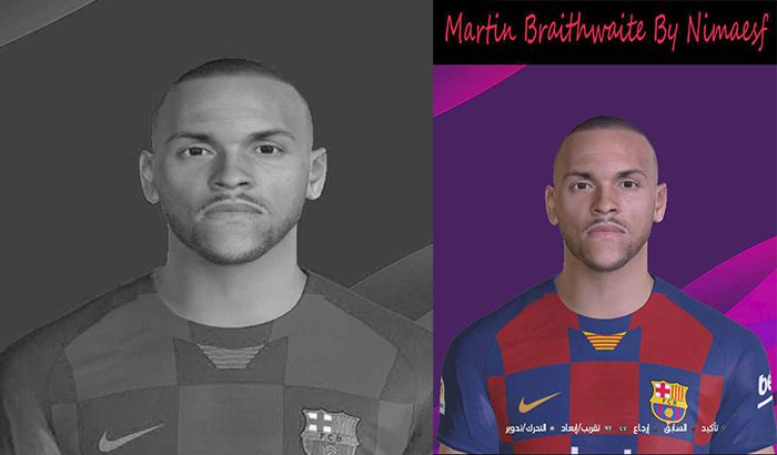 فیس Martin Braithwaite