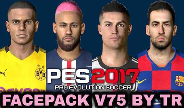 فیس پک v75 برای PES 2017