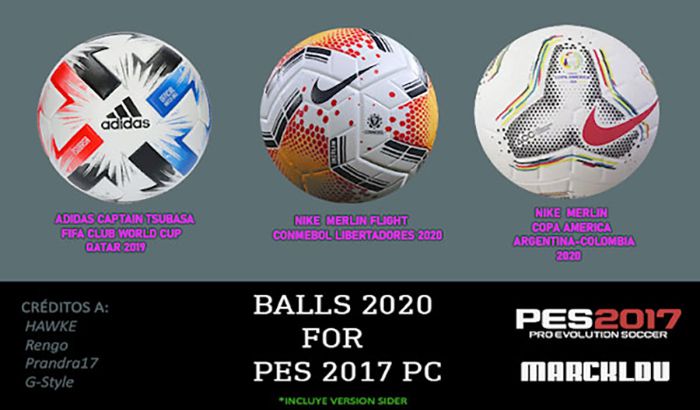 توپ های PES 2020