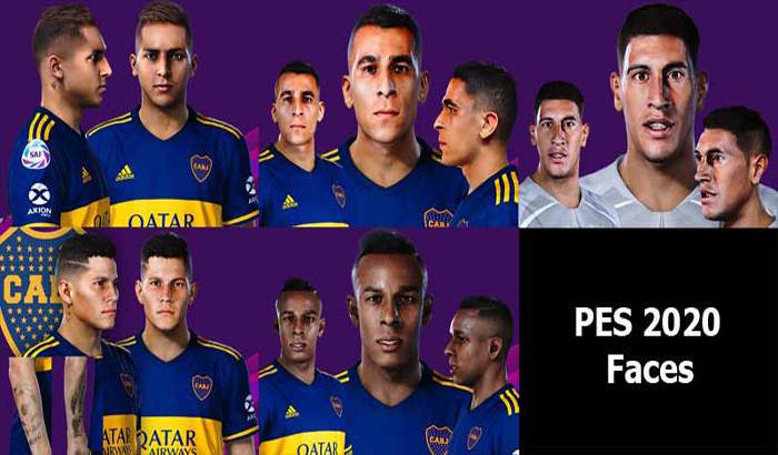 فیس پک Boca Juniors V3 برای PES 2020