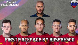 فیس پک لیورپول V1 برای PES 2020