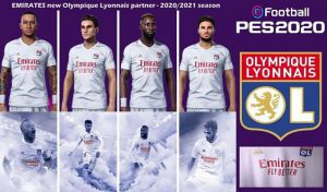 کیت جدید Olympique Lyonnais بازی PES 2020