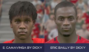 فیس Eduardo Camavinga و Eric Bailly