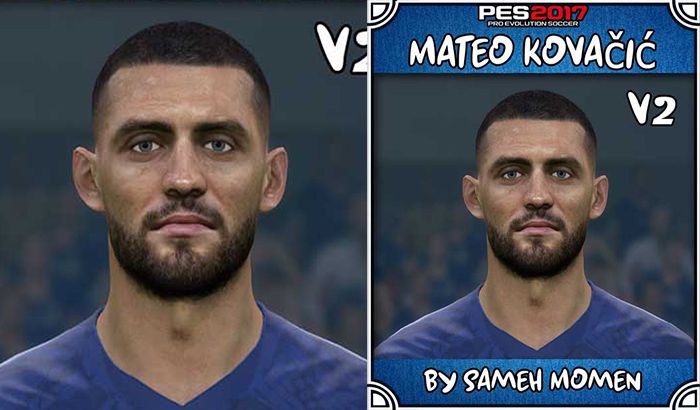 فیس Mateo Kovacic v2 برای PES 2017