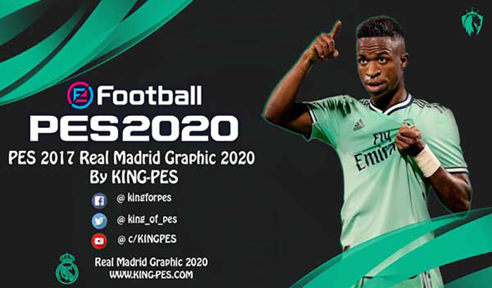 منو گرافیک Real Madrid 2020 برای PES 2017