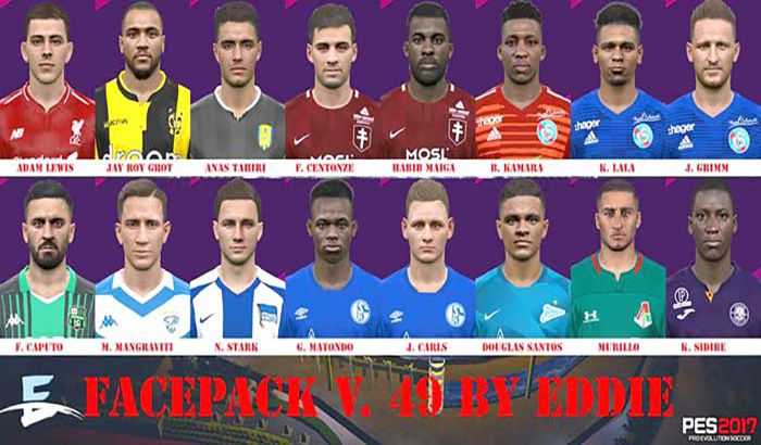 فیس پک V49 برای PES 2017