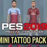 مینی تتو پک جدید برای PES 2019