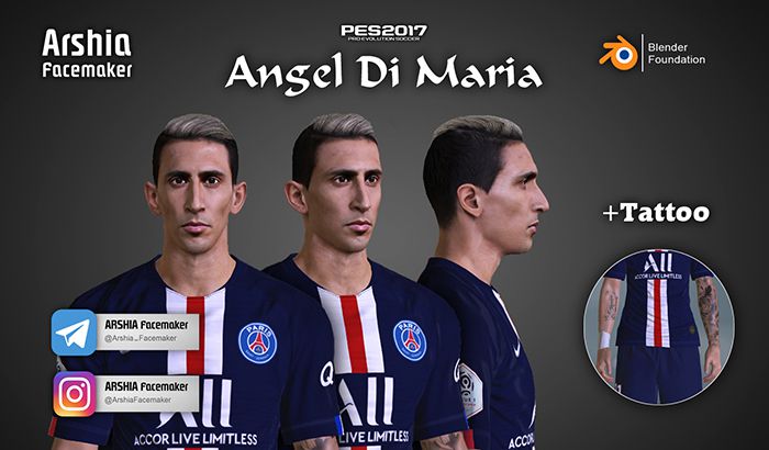 فیس Ángel Di María