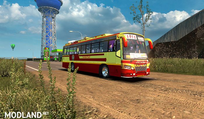 مود اسکین KSRTC برای اتوبوس Maruti V2