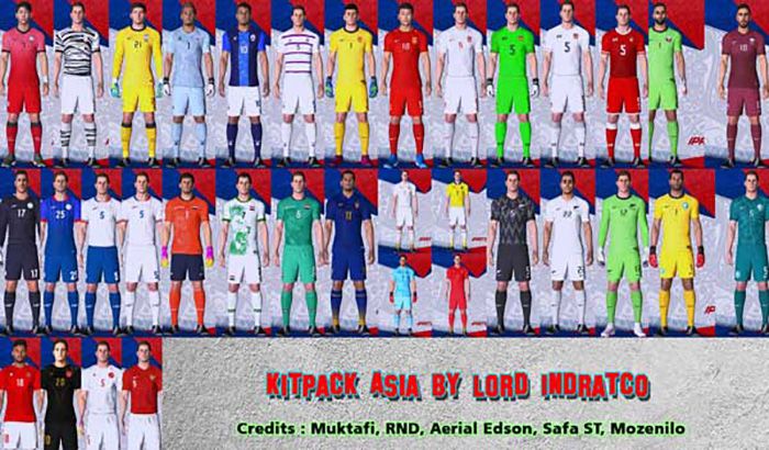 کیت پک تیم های ملی آسیا فصل 2020/2021