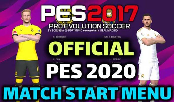 مود منوی شروع بازی PES 2020