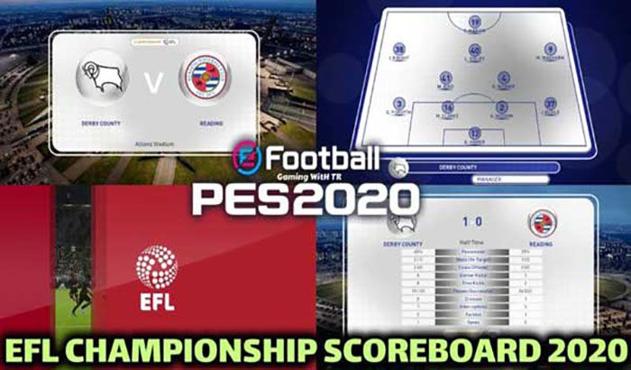 اسکوربورد EFL Championship 2020
