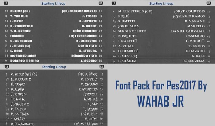 فونت پک جدید