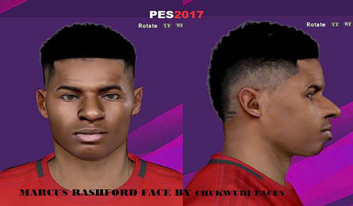 فیس Marcus Rashford