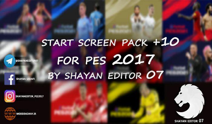 استارت اسکرین پک 2021 برای PES 2017 توسط SHAYAN EDITOR07