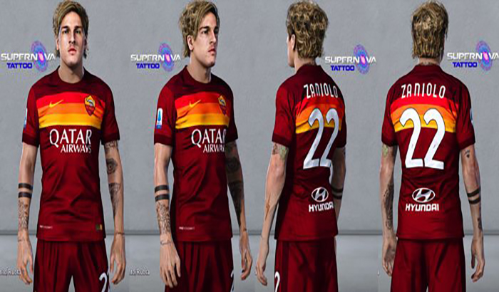 دانلود فیس Nicolò Zaniolo برای PES 2020 مودینگ وی