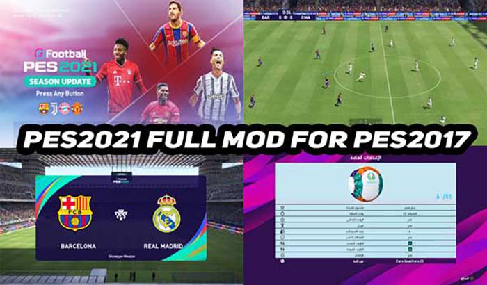 دانلود مود گرافیکی PES 2021 Full Mod