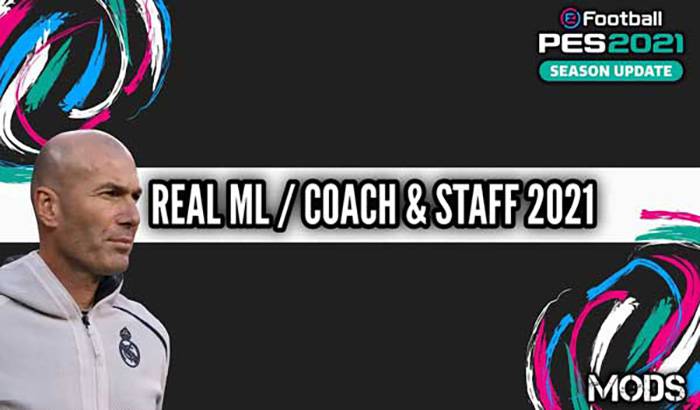 دانلود مود ML Coach and Staff For Real Madrid