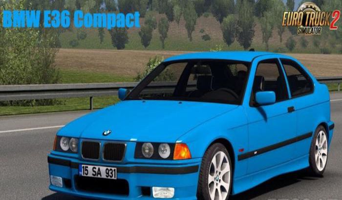 ماشین BMW E36 COMPACT + INTERIOR V1.5