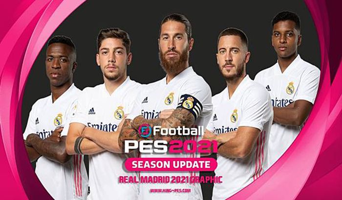 منو گرافیکی Real Madrid PES 2021