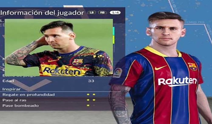 فیس و موی جدید Messi