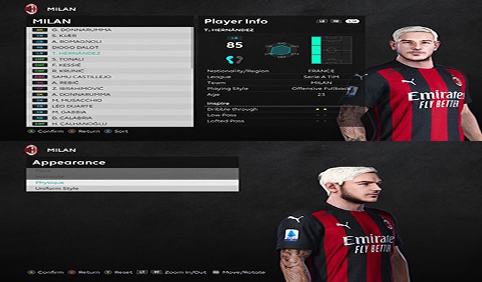 فیس Theo Hernández Blond Hair