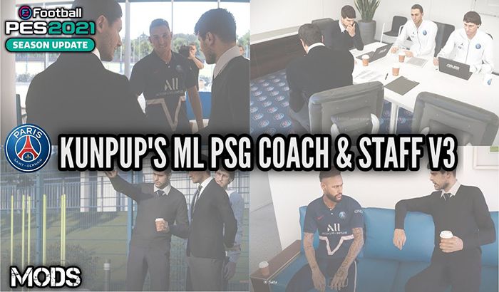 ماد گرافیکی ML Coach & Staff PSG V3