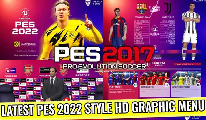 ماد گرافیکی LATEST PES 2022 STYLE HD