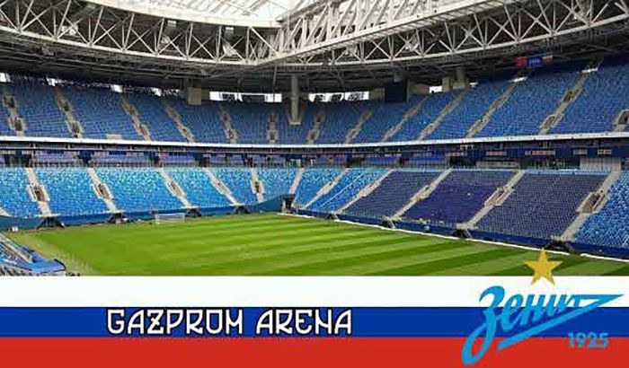 استادیوم Gazprom Arena LED UCL UEL Banners