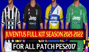 کیت پک Juventus Full Kits Season 2021-22