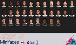 مینی فیس Tottenham players 21/22