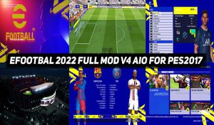 ماد گرافیکی EFOOTBALL 2022 FULL MOD V4 AIO