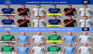 کیت رسمی تیم های Everton & Man City Official 2021/2022