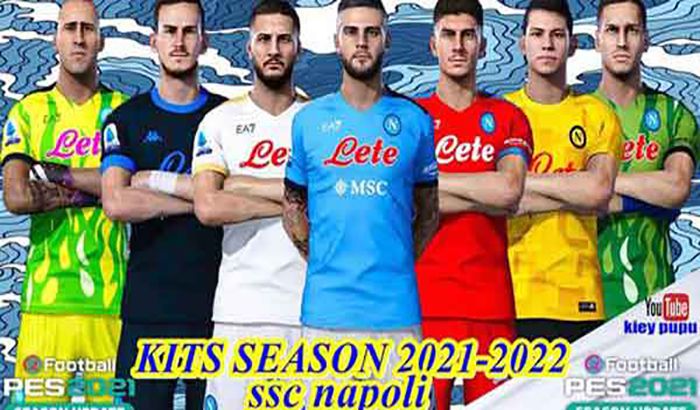کیت تیم Napoli Season 2021/22