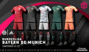 کیت تیم Bayern Munich 2021-22