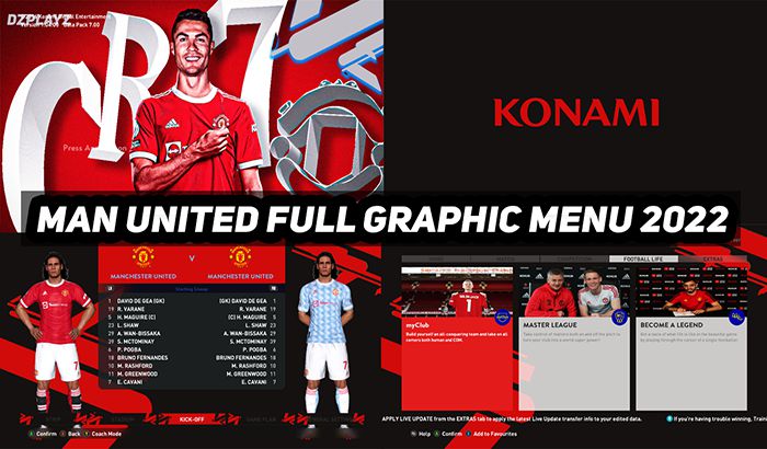ماد گرافیکی MANCHESTER UNITED FULL GRAPHIC MENU 2022