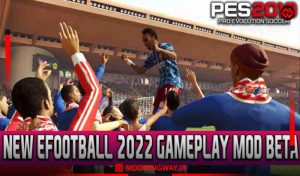 گیم پلی EFOOTBALL 2022 BETA برای PES 2019