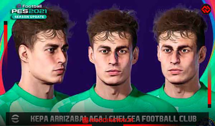 فیس Kepa Arrizabalaga تبدیلی از FIFA 22