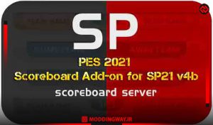 اسکوربرد پک مخصوص پچ SP21 v4b برای PES 2021