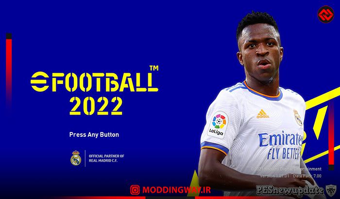 ماد گرافیکی Real Madrid eFootball 2022 Edition