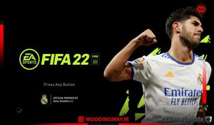 منو گرافیکی FIFA 22 Dark Edition V2 برای PES 2021