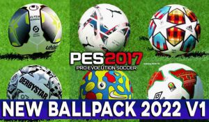 دانلود پک توپ فصل 2022 برای PES 2017 – ورژن 1