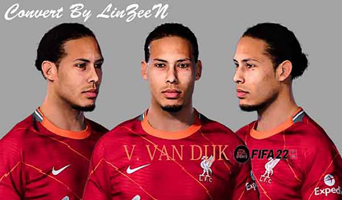 فیس Virgil van Dijk برای PES 2021