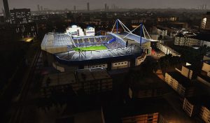 دانلود استادیوم Stamford Bridge برای PES 2021 با نمای بیرونی V1