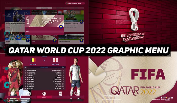 ماد گرافیکی جام جهانی 2022 برای PES 2017