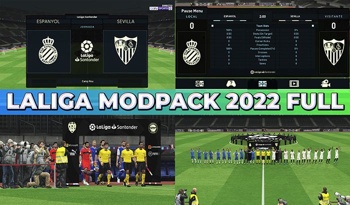 ماد سینماتیک La Liga 2022 برای PES 2017