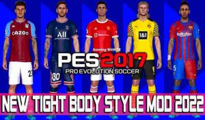 مدل بدن اندامی برای PES 2017
