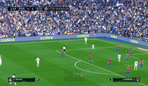 اسکوربرد LaLiga 2022 برای PES 2021 با لوگو STOP INVASION