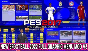 فول منو گرافیکی Efootball 2022 V